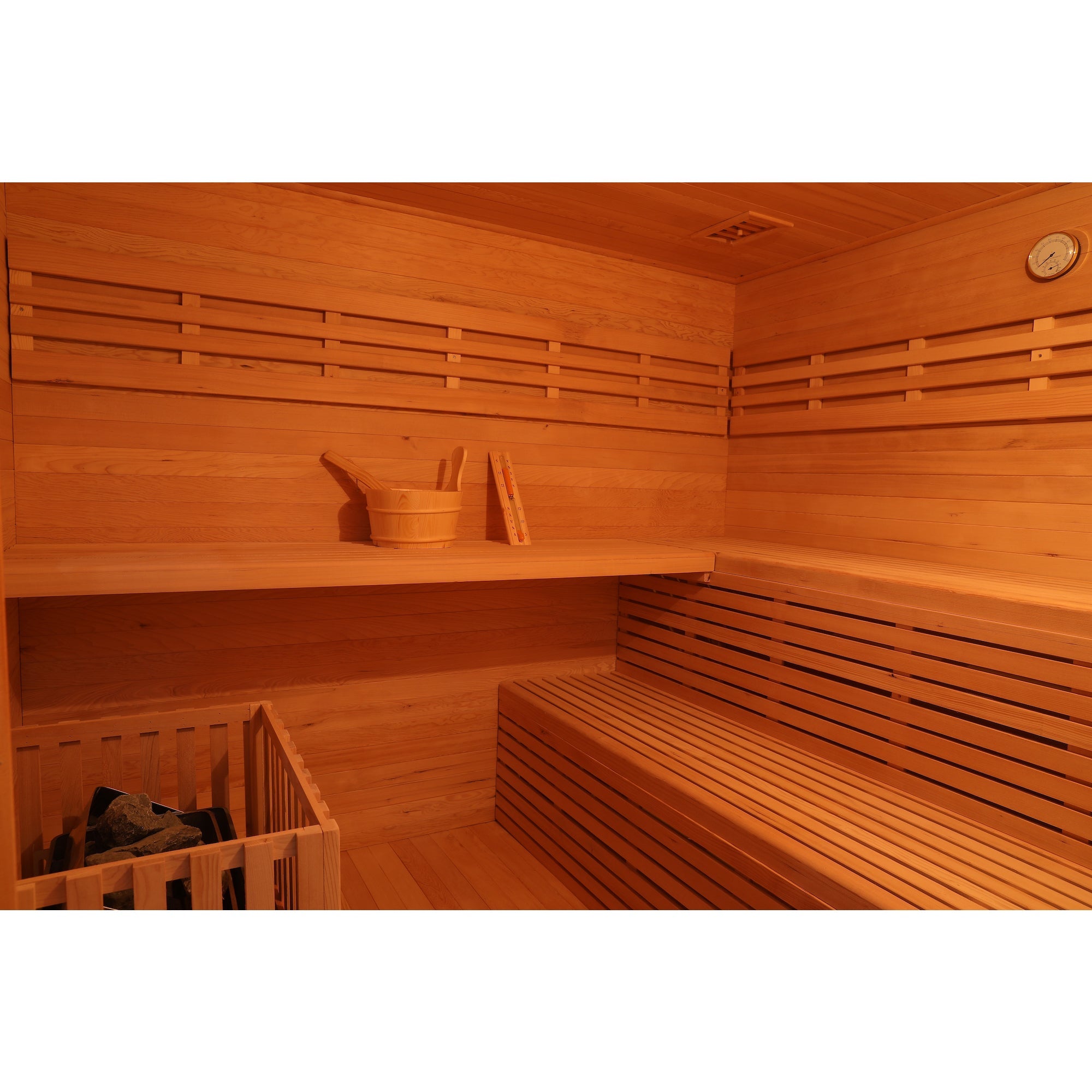 SAUNA EVOLUTION®  Outdoor Wood Steam Sauna（5-6 Person）Cabin 04 - Energize Trek