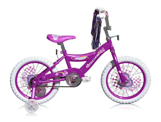 16" BMX S-Type Frame Coast Brake One Piece Crank Chrome Rims WHITE Tire - Energize Trek
