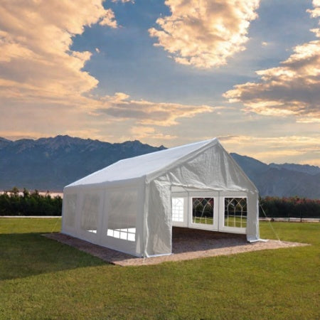 20x20 Feet Party Tent Heavy Duty Marquee Canopy Outdoor Wedding Tent Carport Events Shelter Tent For Parties BBQ With Storgae Carry Bags - Energize Trek