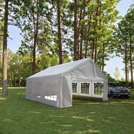 20x20 Feet Party Tent Heavy Duty Marquee Canopy Outdoor Wedding Tent Carport Events Shelter Tent For Parties BBQ With Storgae Carry Bags - Energize Trek