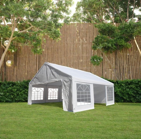 20x20 Feet Party Tent Heavy Duty Marquee Canopy Outdoor Wedding Tent Carport Events Shelter Tent For Parties BBQ With Storgae Carry Bags - Energize Trek