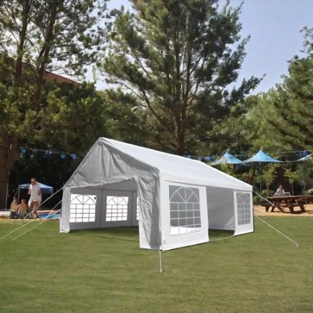 20x20 Feet Party Tent Heavy Duty Marquee Canopy Outdoor Wedding Tent Carport Events Shelter Tent For Parties BBQ With Storgae Carry Bags - Energize Trek
