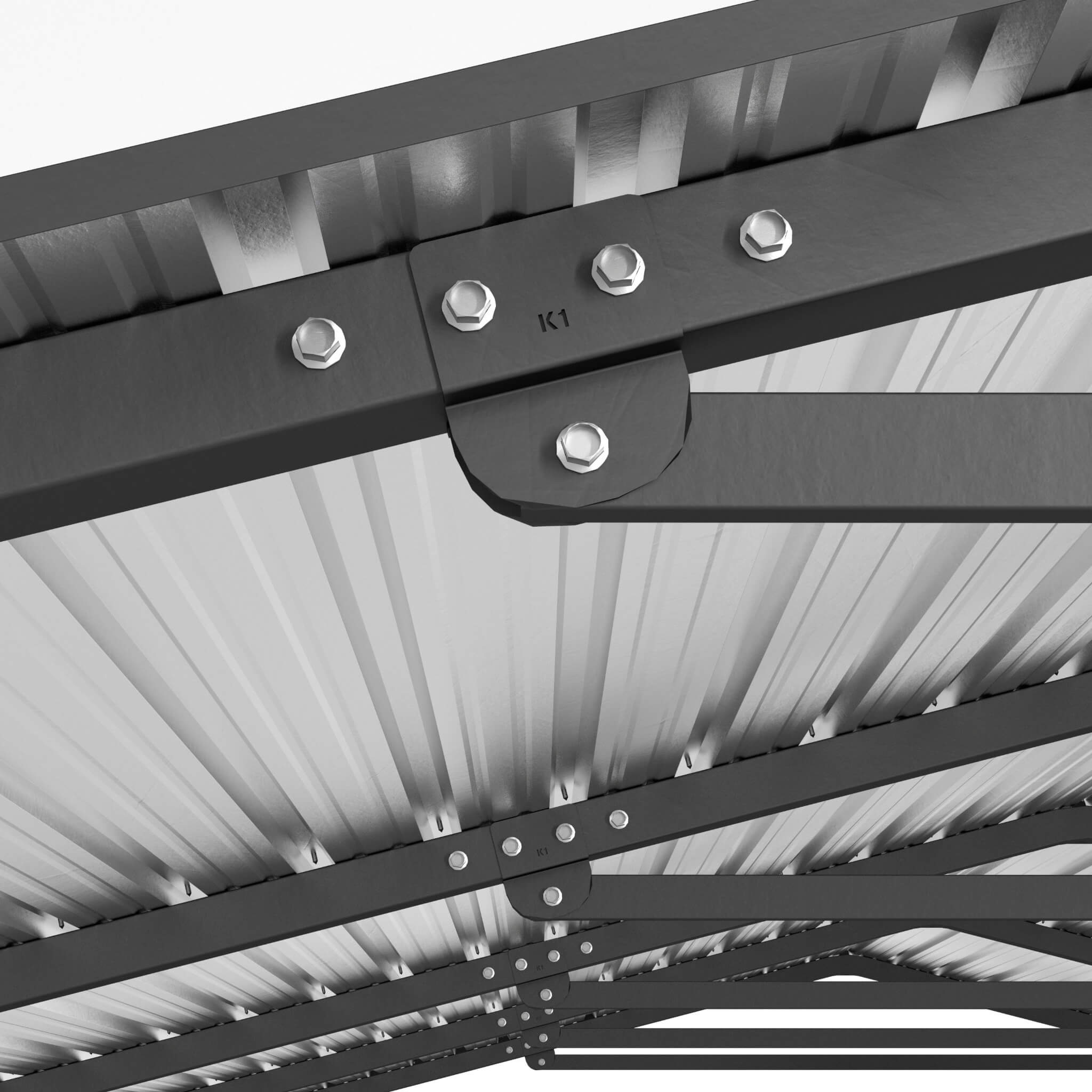 [20X20FT] Extra Large Heavy Duty Outdoor Metal Carport With Galvanized Steel Roof For Cars, Boats And Trucks (SAK75633) - Energize Trek