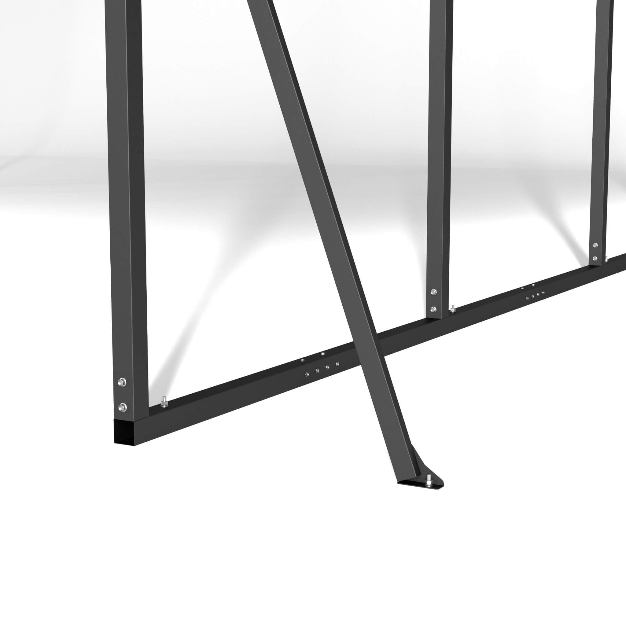 [20X20FT] Extra Large Heavy Duty Outdoor Metal Carport With Galvanized Steel Roof For Cars, Boats And Trucks (SAK75633) - Energize Trek