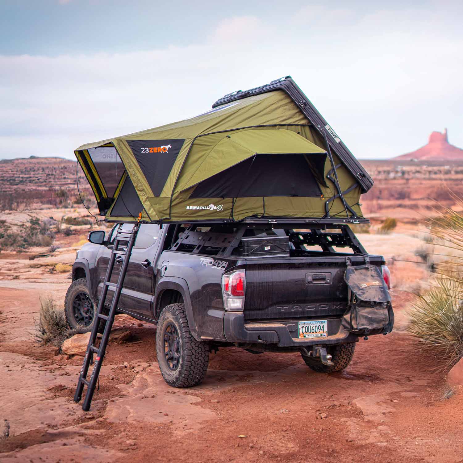 23Zero Armadillo AX2 Aluminum Roof Tent - Energize Trek