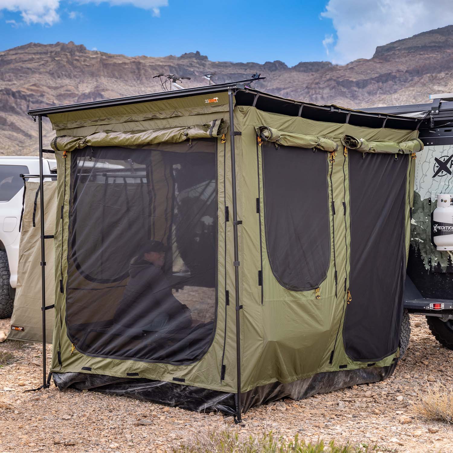 23Zero Bushman 90" Awning Room (90″ x 98″) - Energize Trek