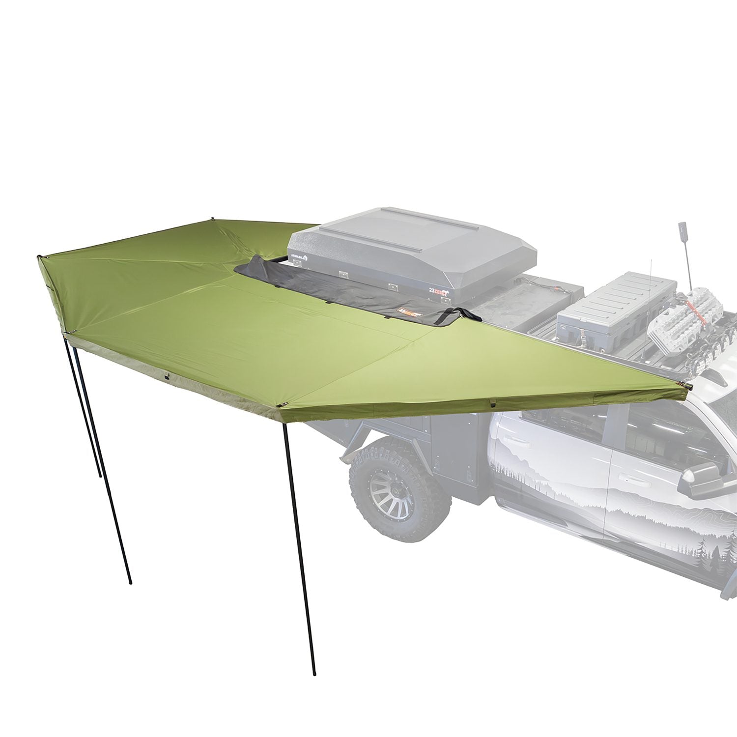 23Zero Peregrine PRO 6 ARM Freestanding 270-Degree Awning - Energize Trek