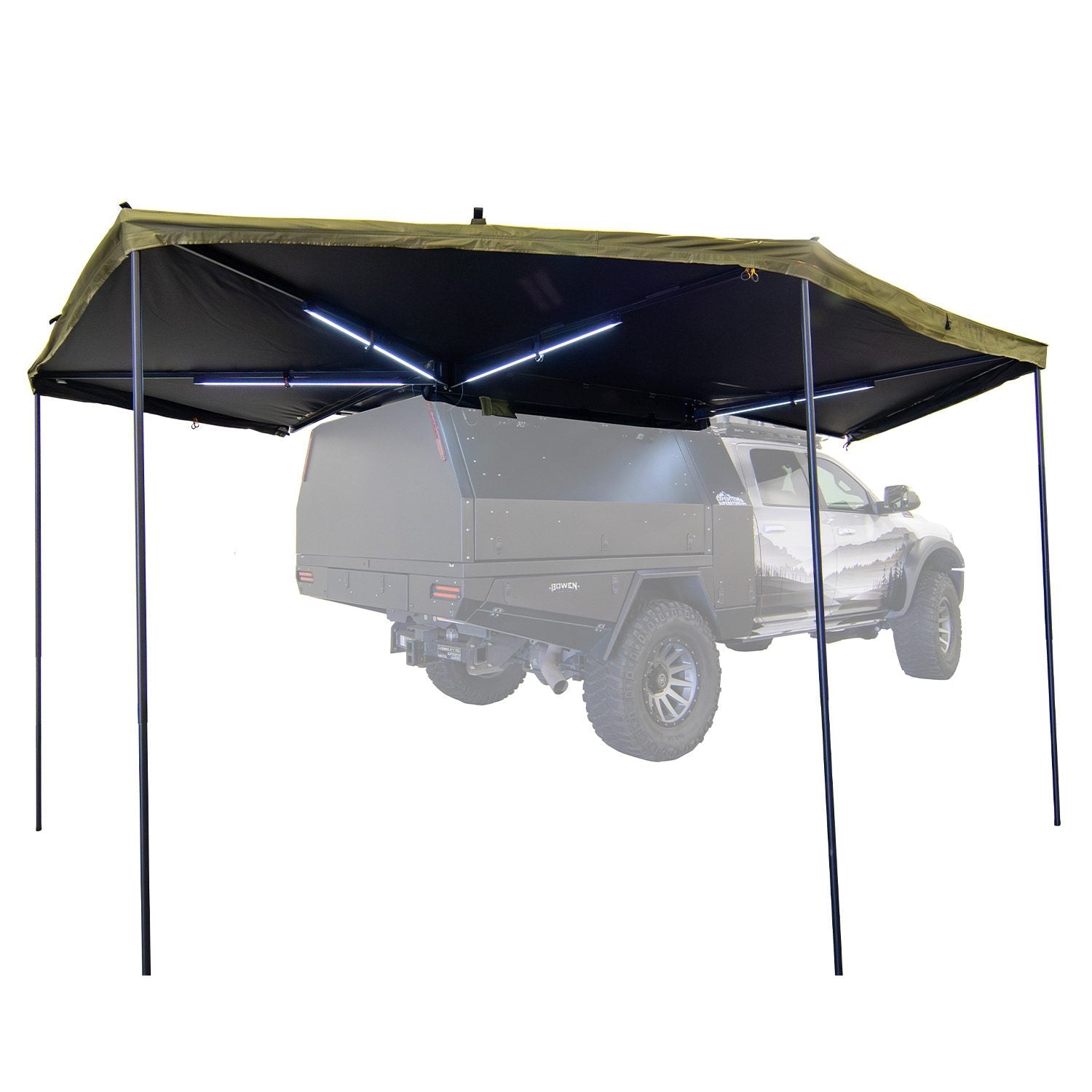 23Zero Peregrine PRO 6 ARM Freestanding 270-Degree Awning - Energize Trek