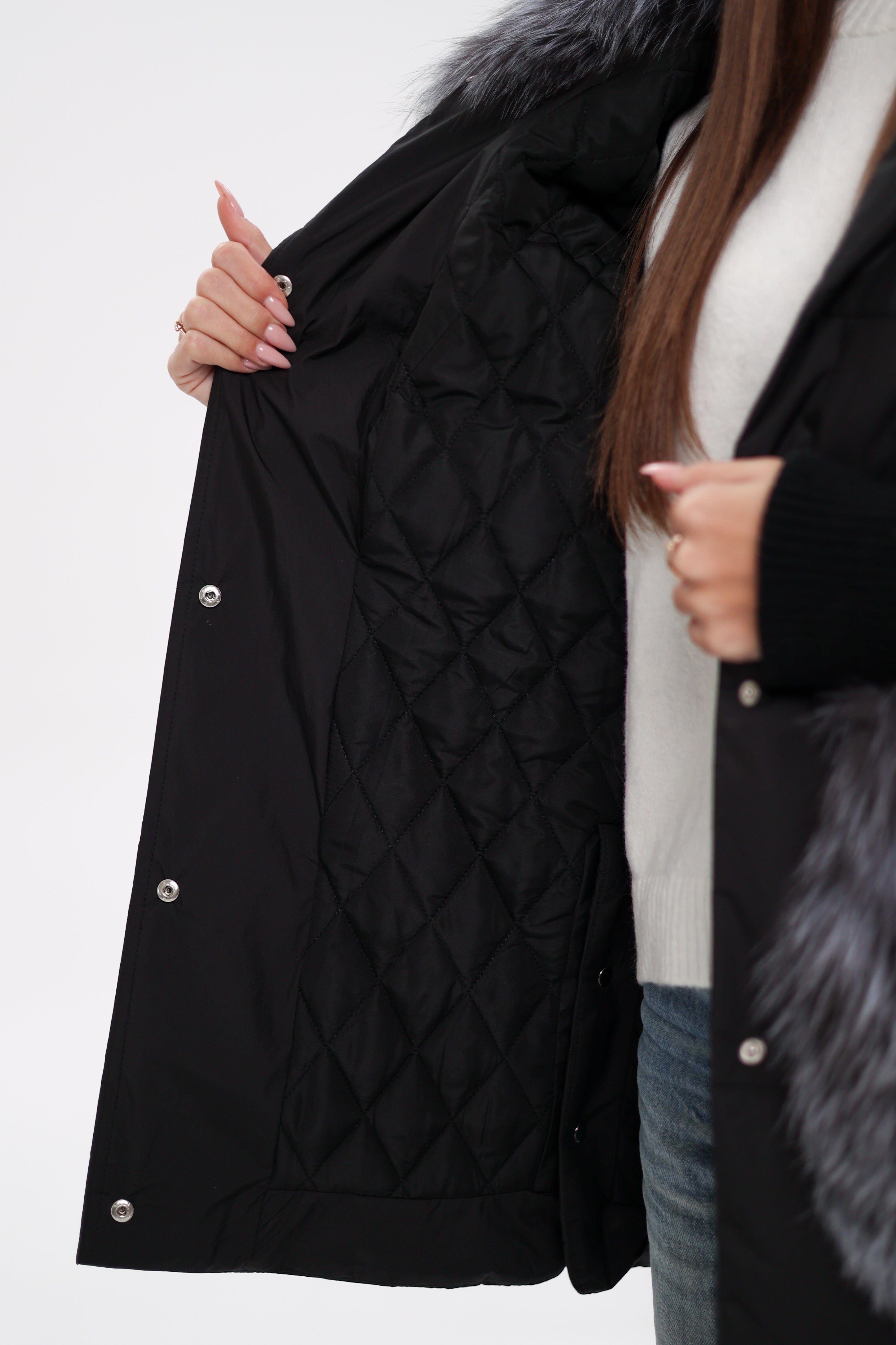 Genuine Silver Fox Down Fill Coat - Energize Trek