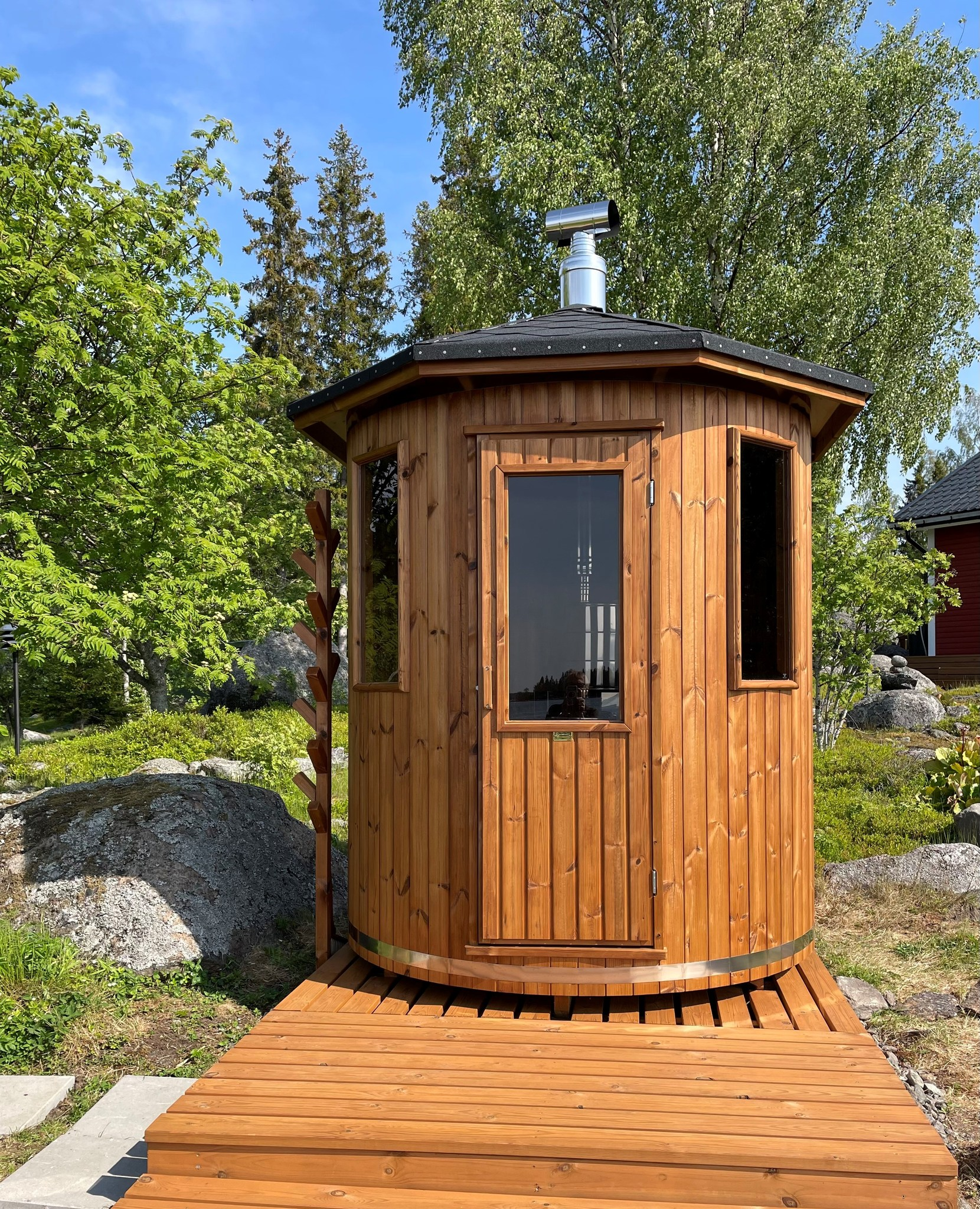 SAUNA EVOLUTION®  Garden Series Outdoor Sauna Cabin 06 - Energize Trek