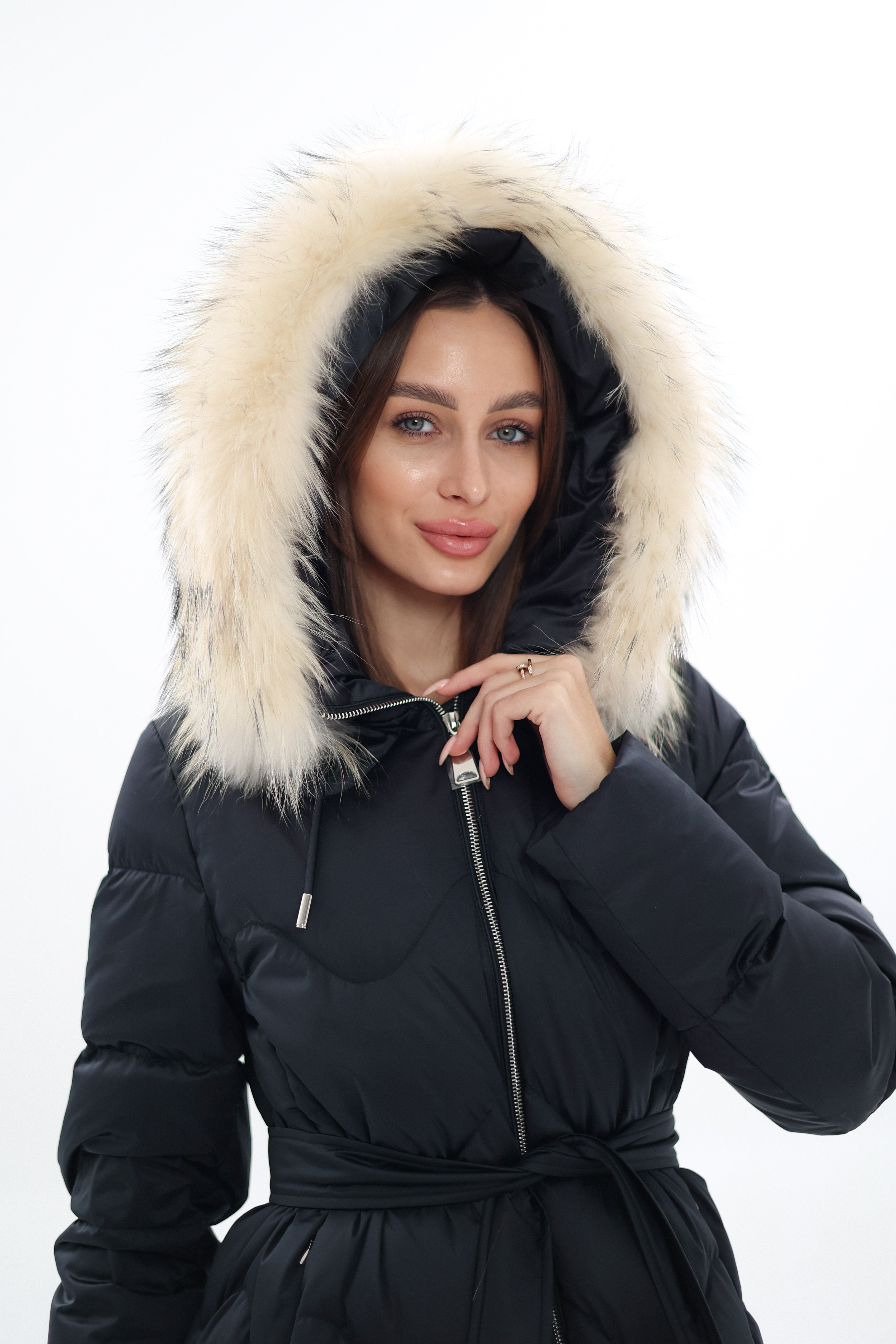 Genuine Fur Trim Down Fill Coat - Energize Trek