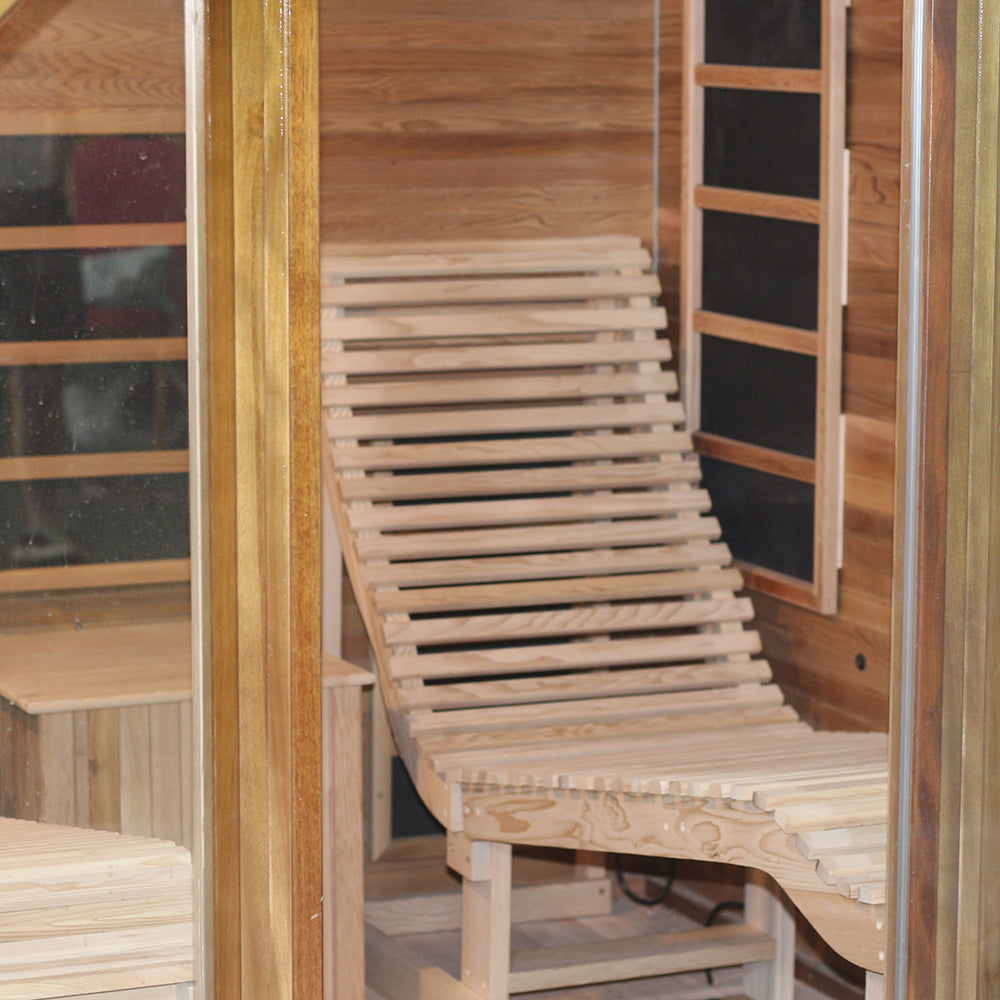 SAUNA EVOLUTION® Far Infrared Outdoor Harmony Sauna Room - Energize Trek