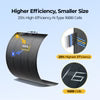 BougeRV Arch 2.0 100W N-Type Fiberglass Flexible Solar Panel