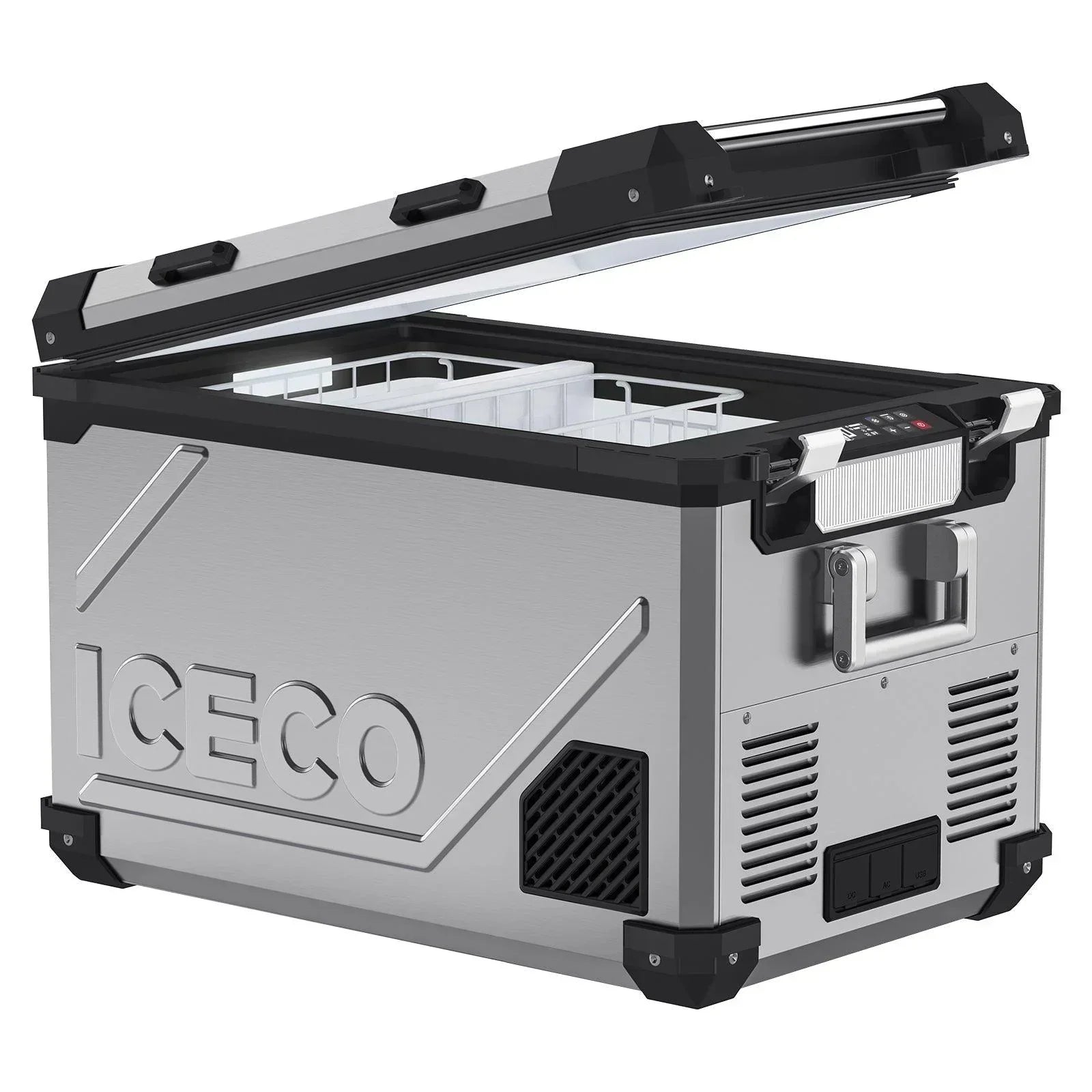 ICECO APL55-Silver Dual Zone 12 Volt Fridge - Energize Trek
