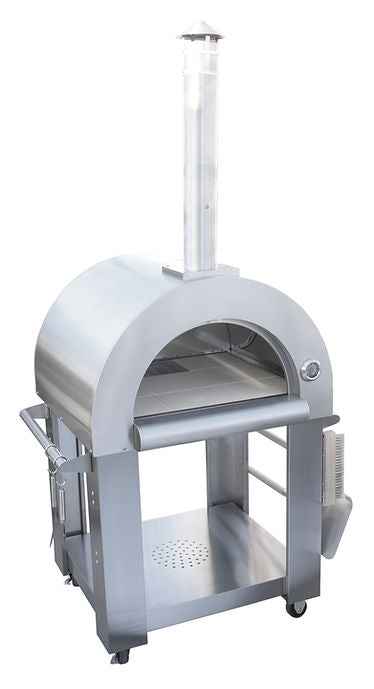 Kokomo Wood Fired Pizza Oven – 32” Stainless Steel, Freestanding or Built-In Options