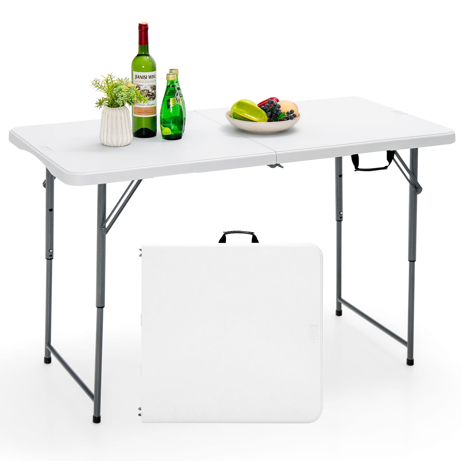 3-Level Height Adjustable Folding Table - Energize Trek