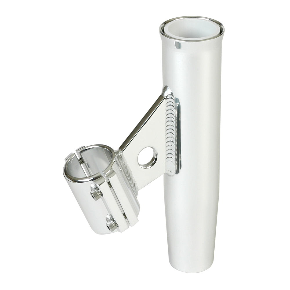 Lees ClampOn Rod Holder  Silver Aluminum  Vertical Mount  Fits 1900 OD Pipe RA5004SL