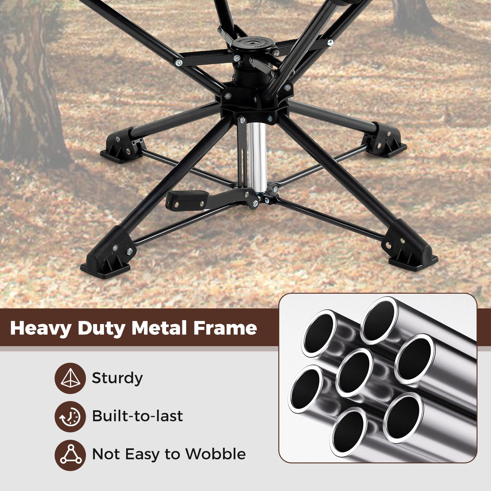 360° Swivel Hunting Chair Portable Foldable - Energize Trek