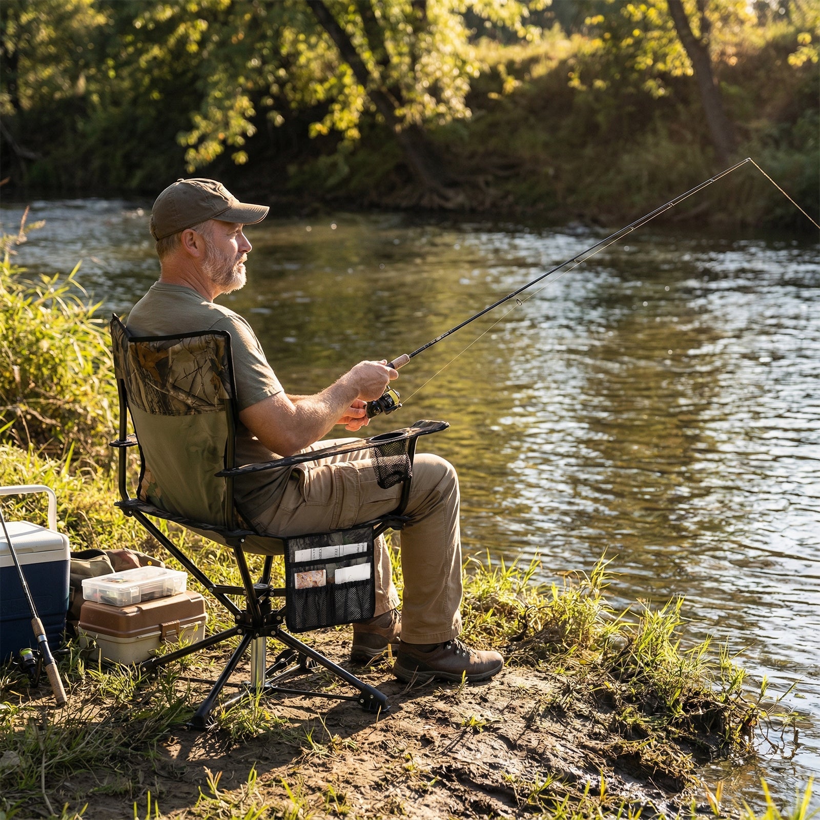 360° Swivel Hunting Chair Portable Foldable - Energize Trek