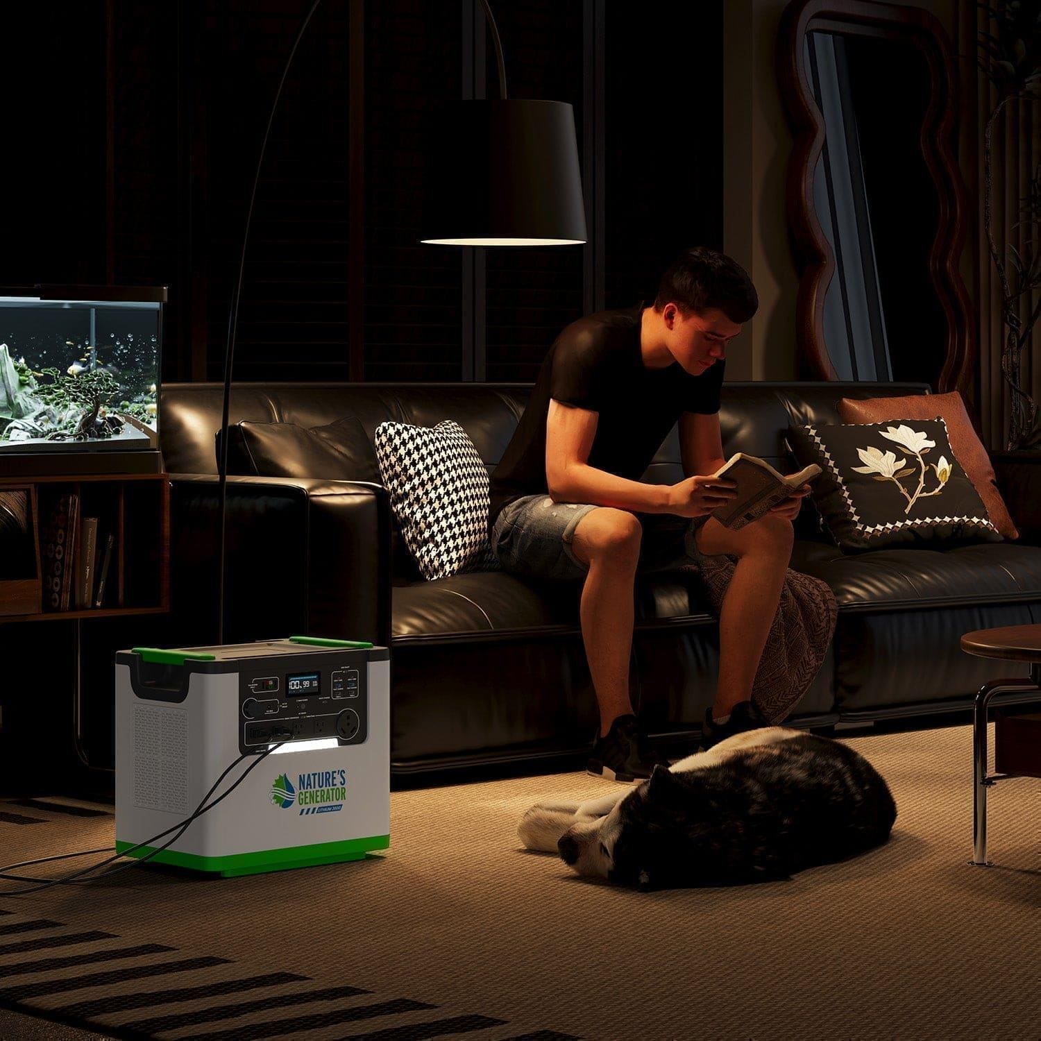 Nature's Generator Lithium 3600 Solar Generator - Energize Trek
