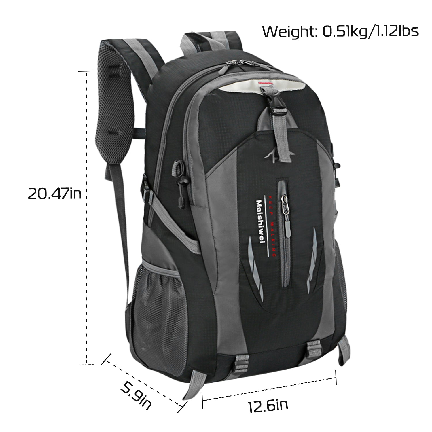 36L Outdoor Backpack Waterproof Daypack Travel Knapsack - Energize Trek