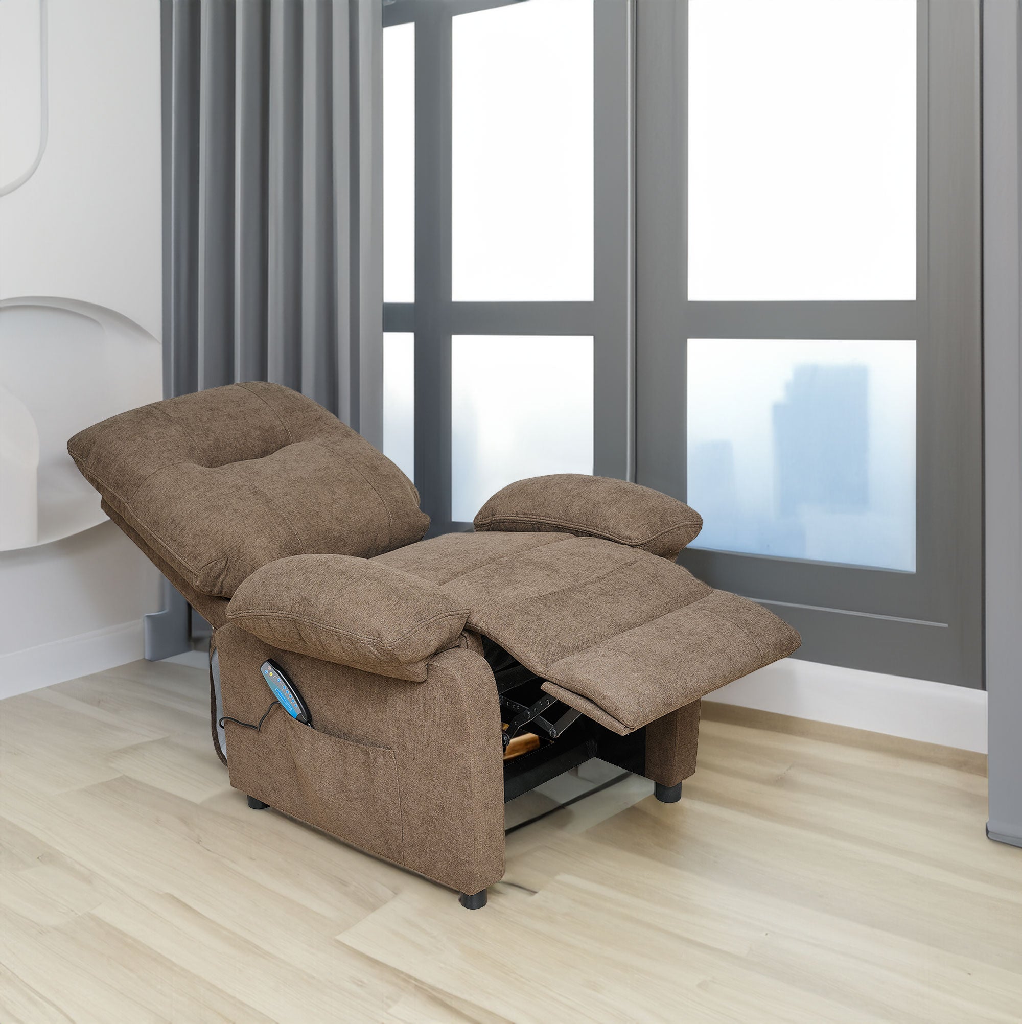 Recliner Chair with Message and Heater, Recliner Chair for Adult, Manual Control Message Chair - Energize Trek