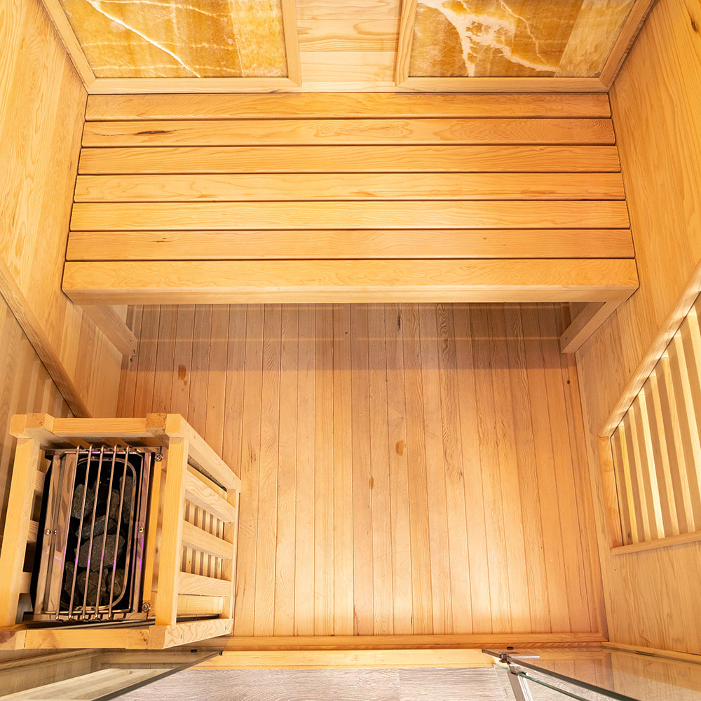 SAUNA EVOLUTION® Traditional Steam Sauna Room Luxury 3 - Energize Trek