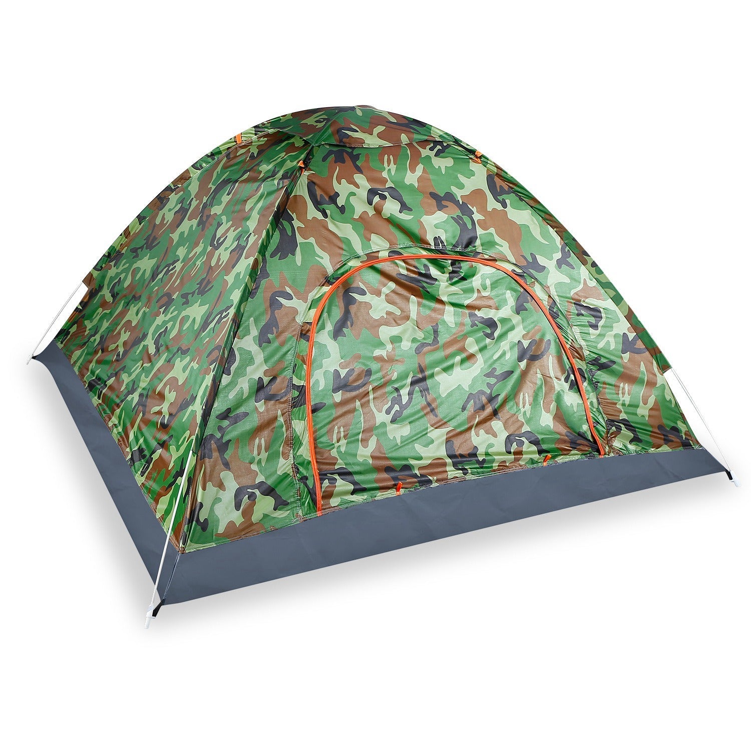 4 Persons Camping Waterproof Tent Pop Up Tent Instant Setup Tent w/2 Mosquito Net Doors Carrying Bag Folding 4 Seasons for Hiking Climbing Adventure F - Energize Trek