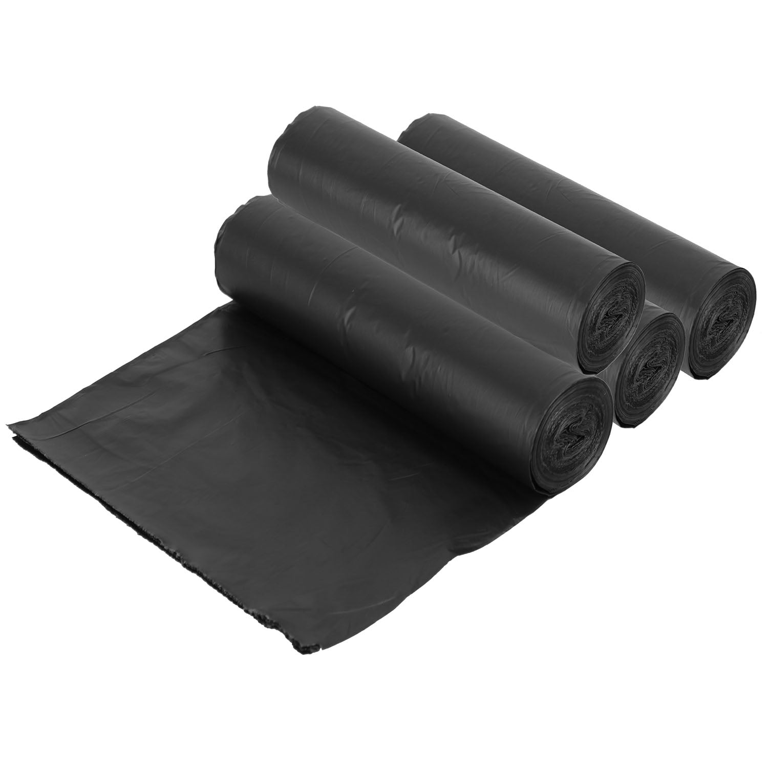 4 Rolls Black Garbage Bags 5.3 Gallons Unscented Disposable Trash Bags Portable Leak Resistant Trash Can Liners for Bathroom Office Kitchen Bedroom Ca - Energize Trek