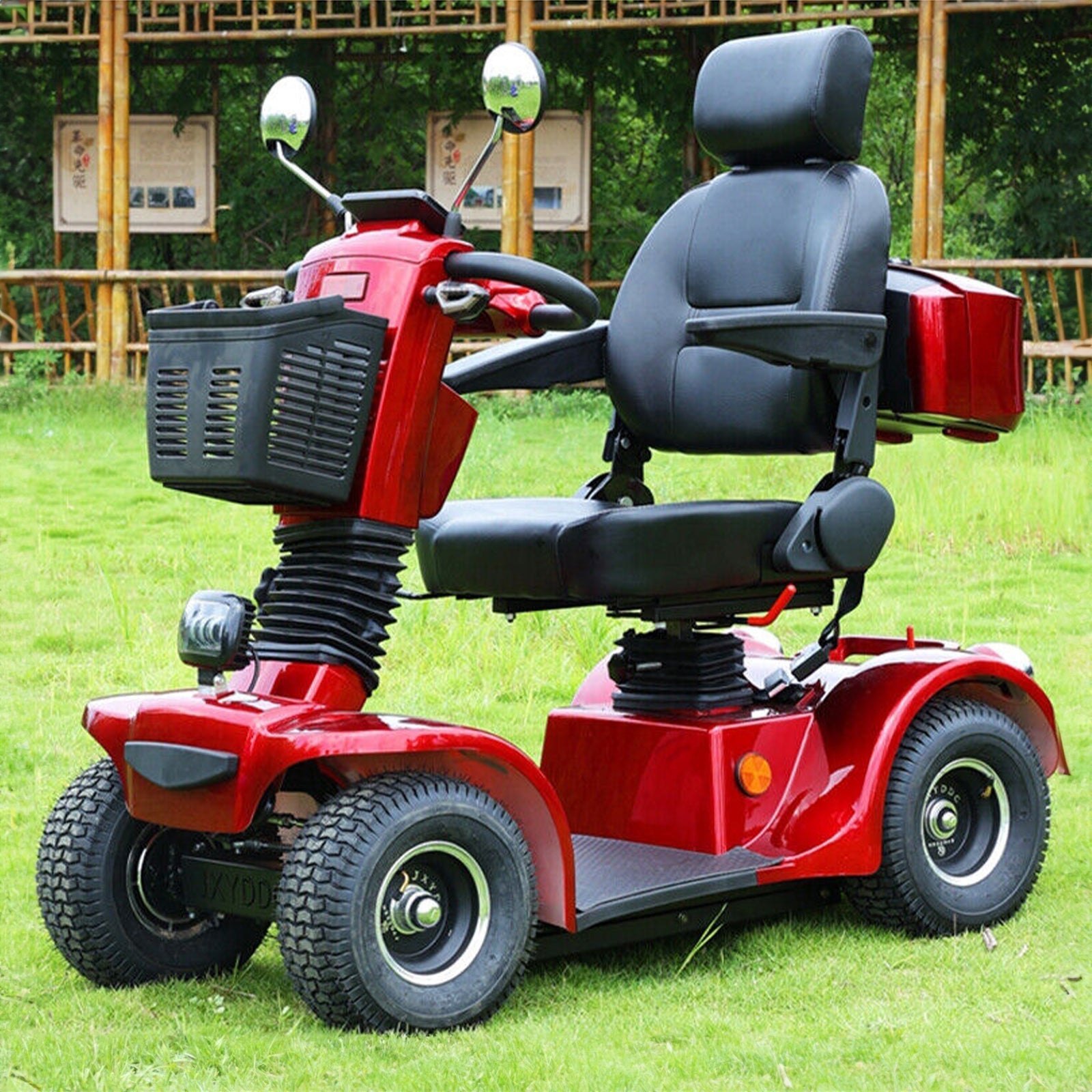 4-Wheel Heavy Duty 48V20AH Electric All-Terrain Mobility Scooter, 500W (SAK93647) - Energize Trek