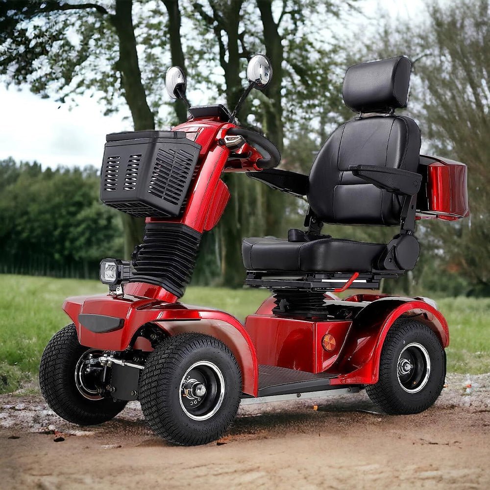 4-Wheel Heavy Duty 48V20AH Electric All-Terrain Mobility Scooter, 500W (SAK93647) - Energize Trek