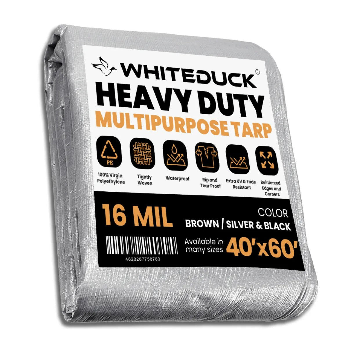 40’ x 60’ Super Heavy Duty Poly Tarp - Energize Trek