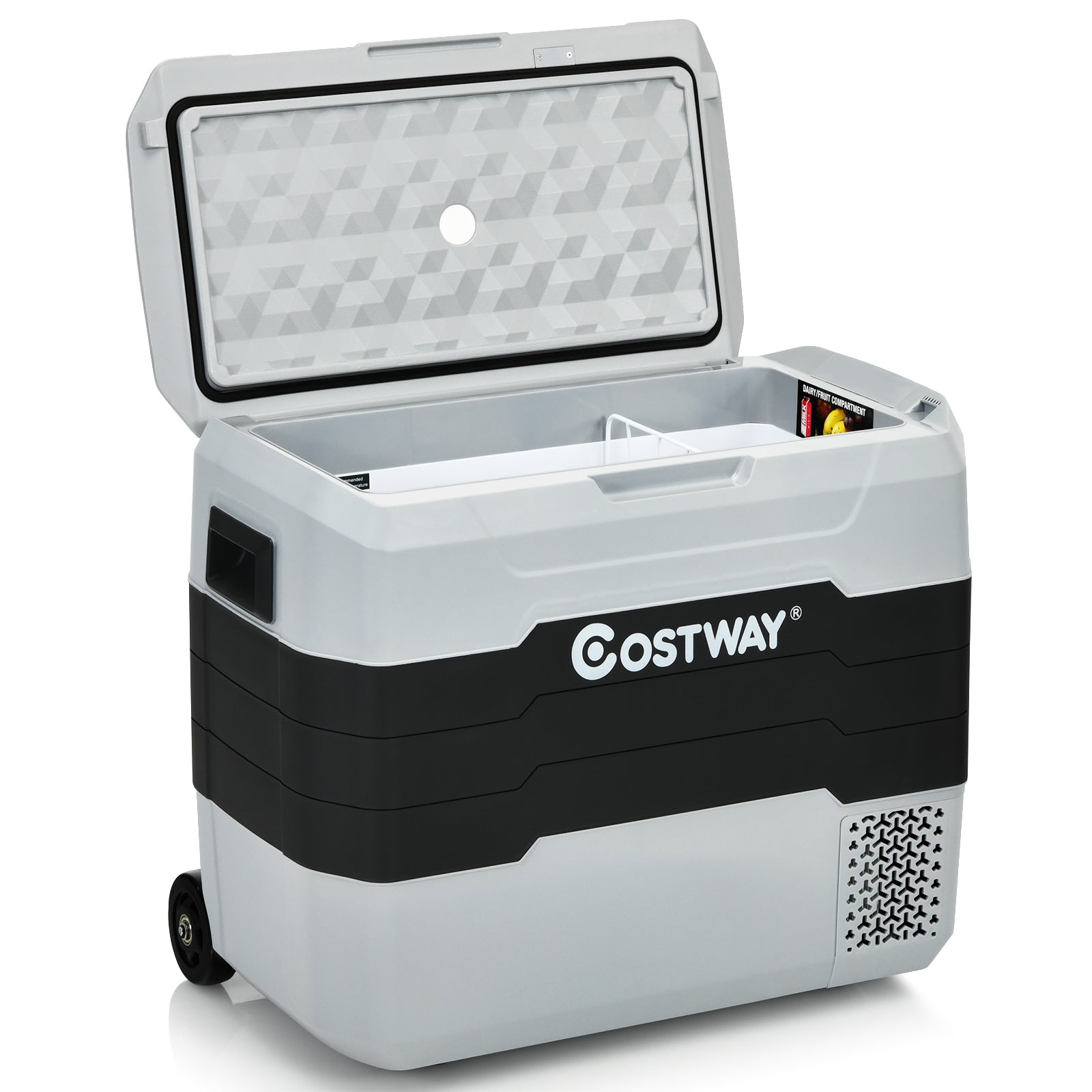 42 QT Portable Dual-Zone Car Refrigerator - Energize Trek