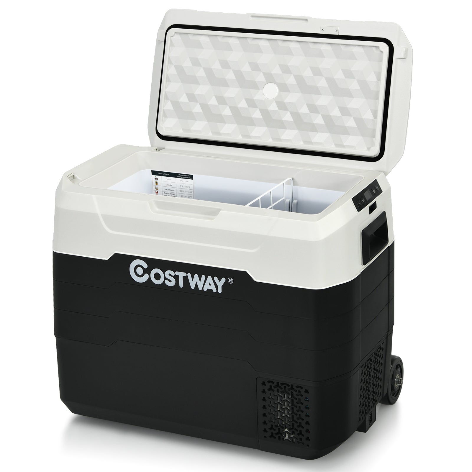 42 QT Portable Dual-Zone Car Refrigerator - Energize Trek