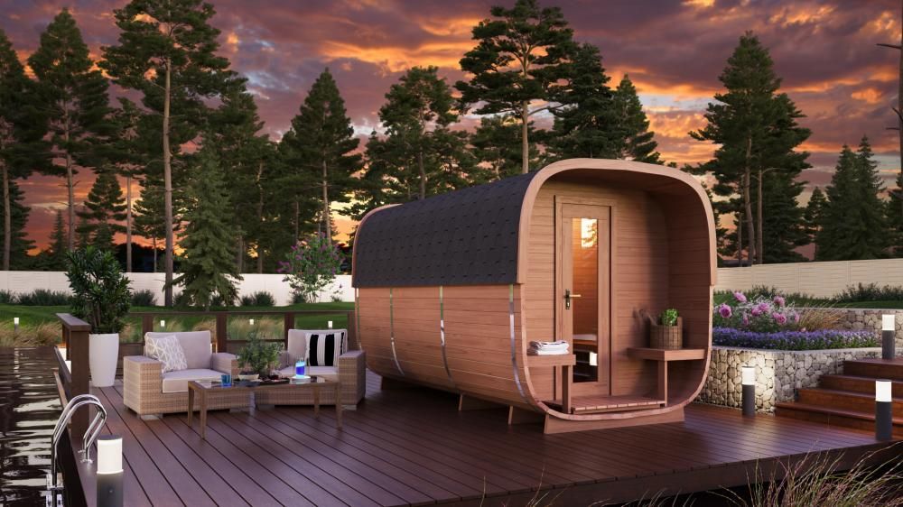 SAUNA EVOLUTION® Square Sauna Minimalist Refresh 5 - Energize Trek