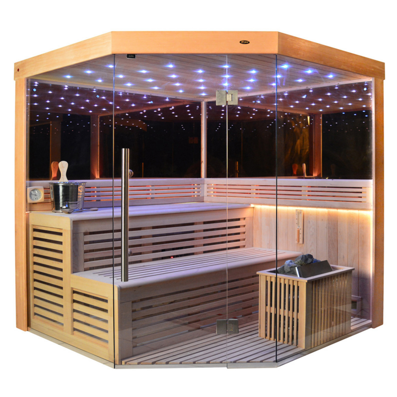 SAUNA EVOLUTION®  Indoor New Exclusive Mirror Steam Sauna Glass 13 - Energize Trek
