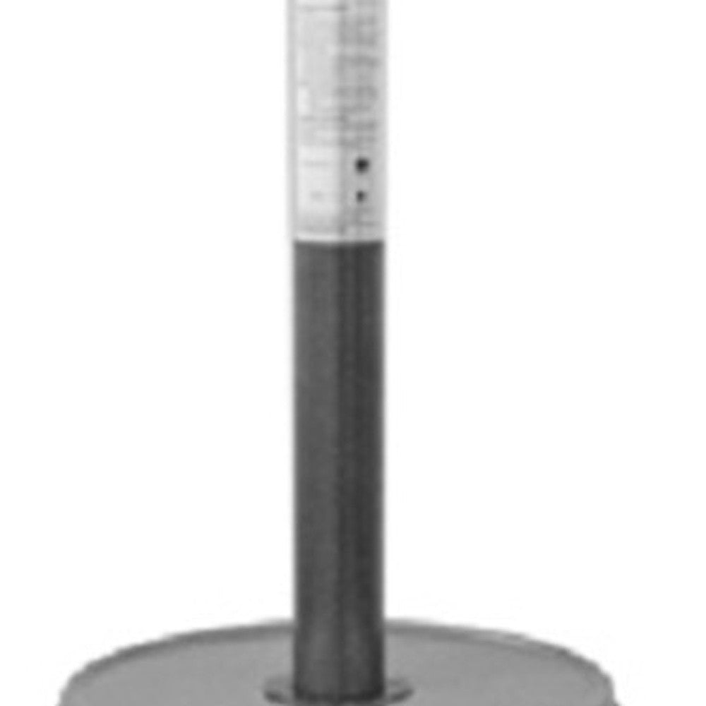 48000 BTU Silver Steel Propane Cylindrical Pole Standing Patio Heater-4