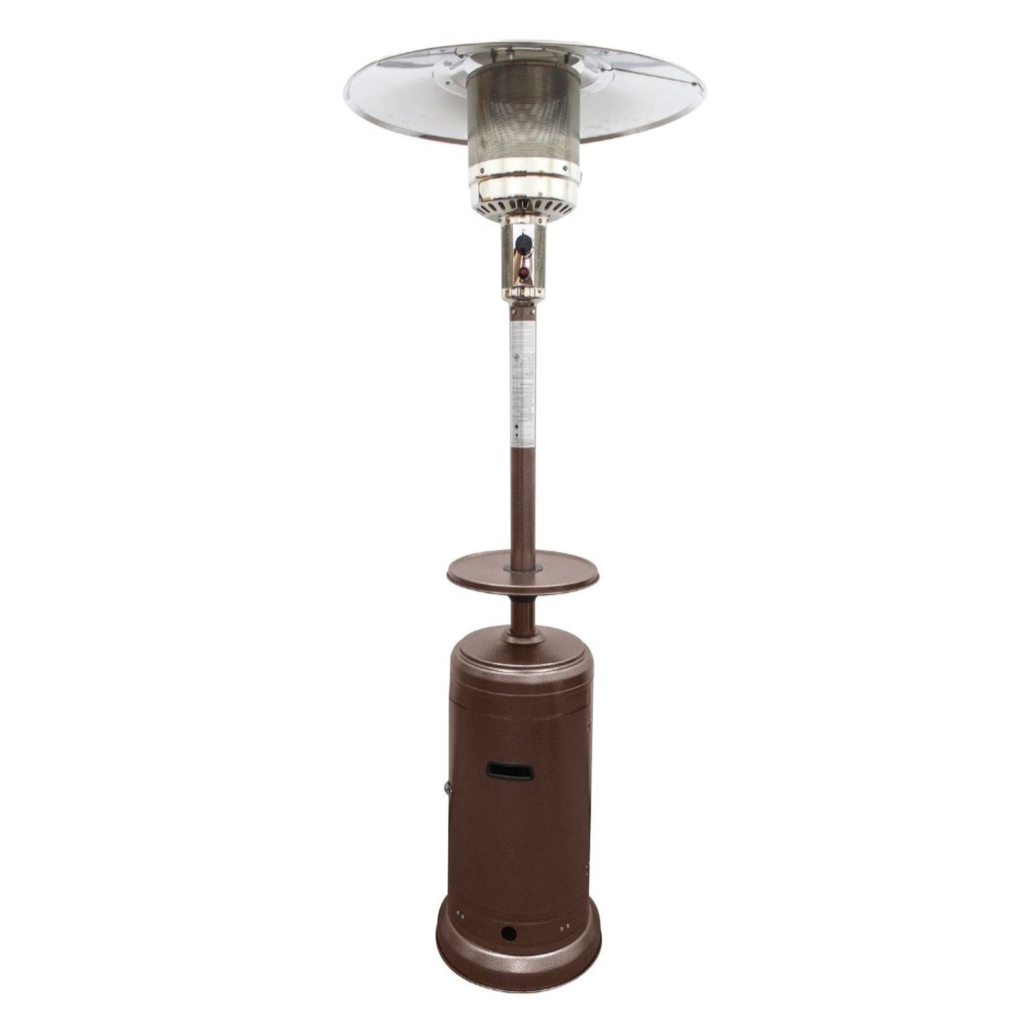 48000 BTU Bronze Steel Propane Cylindrical Pole Standing Patio Heater-1