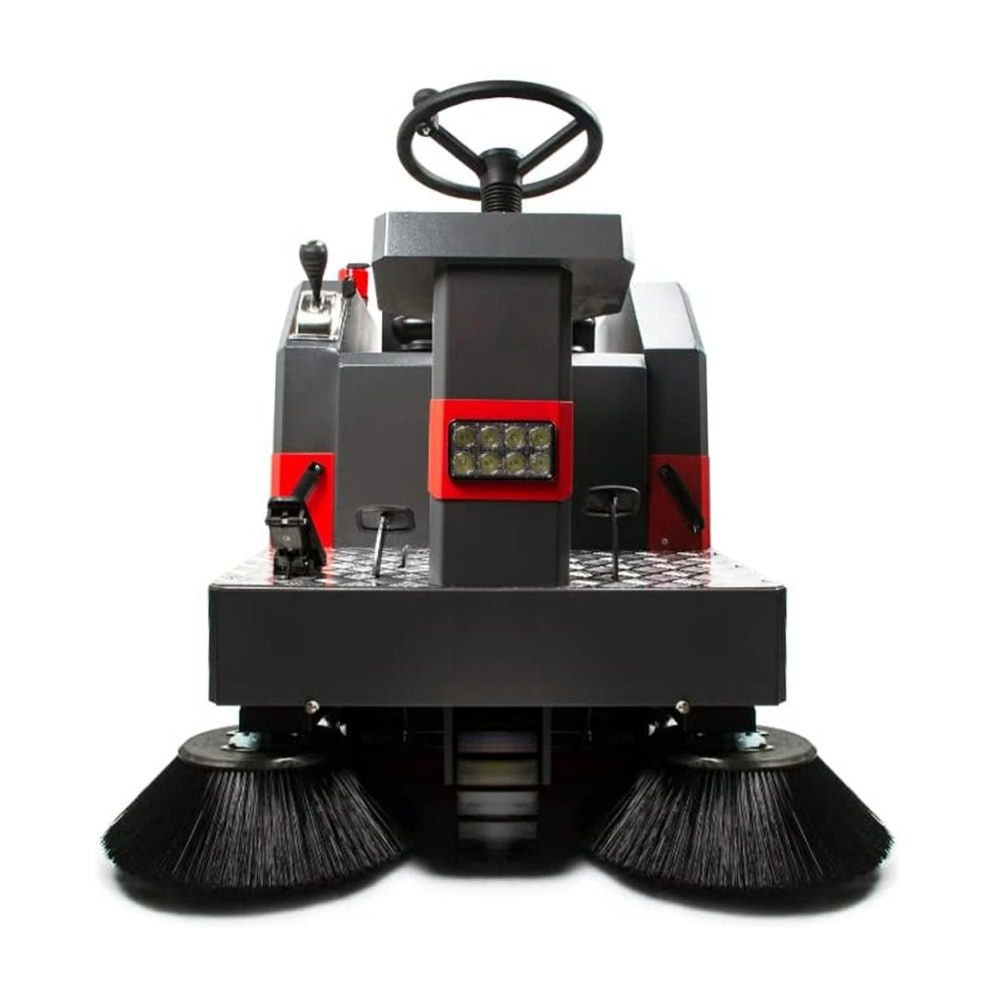 49" Heavy Duty Electric Industrial Ride-On Floor Sweeper With Dust Bin, 1400W (SAK18436) - Energize Trek