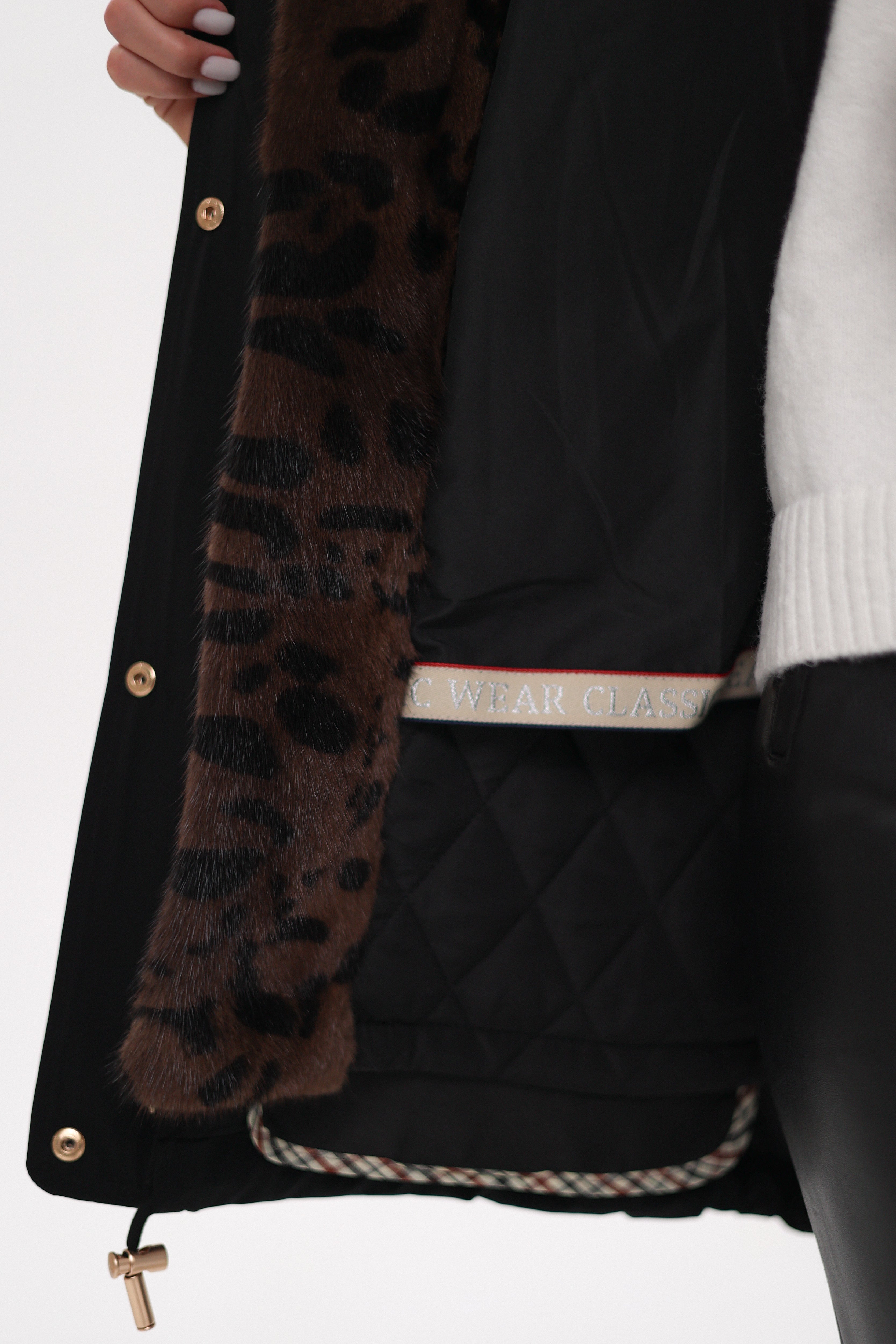 Genuine Scandinavian Mink Fur Parka with Rabbit Fur Insulation - Energize Trek