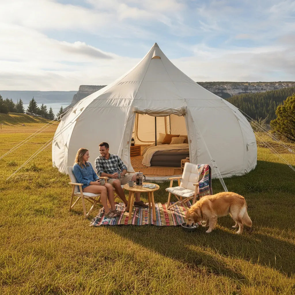 Eclipse Glamping Tent | 2 Sizes | 16 & 20-Foot - Energize Trek