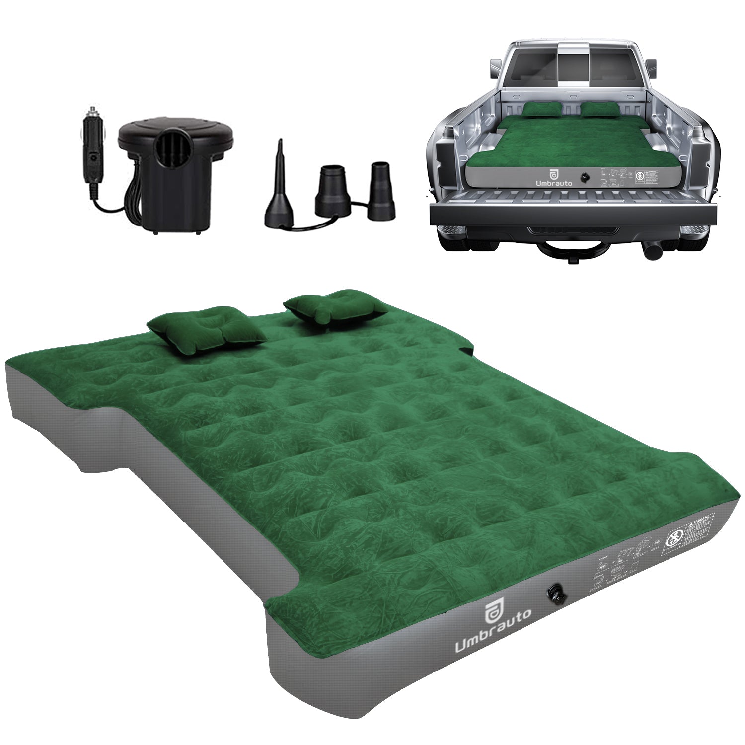5.5-5.8 ft | 6-6.5ftChevrolet Truck Bed Air Mattress - Energize Trek
