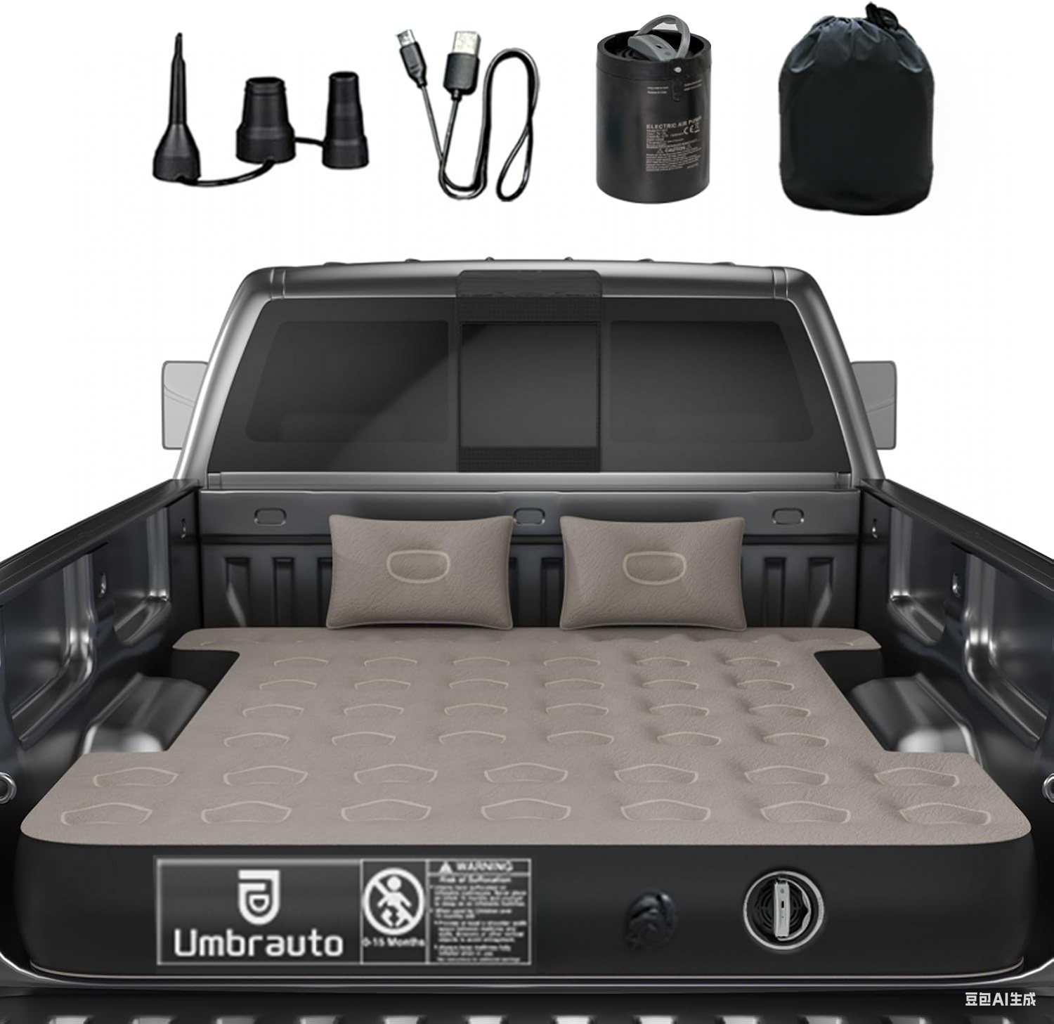 5.5-5.8 ft | 6-6.5ftChevrolet Truck Bed Air Mattress - Energize Trek