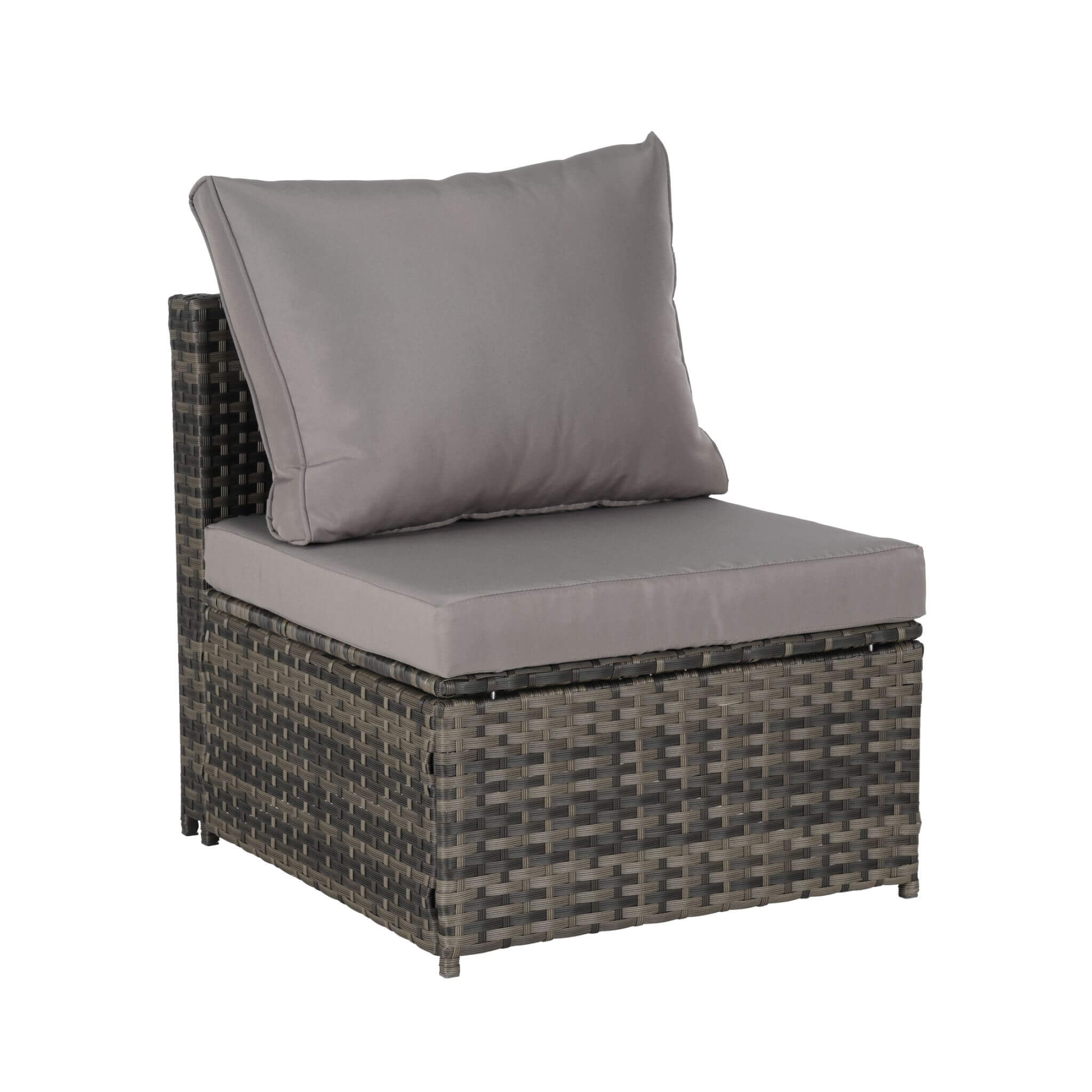5 PCS Outdoor Patio Wicker Daybed Furniture Set With Retractable Canopy (SAK37816) - Energize Trek