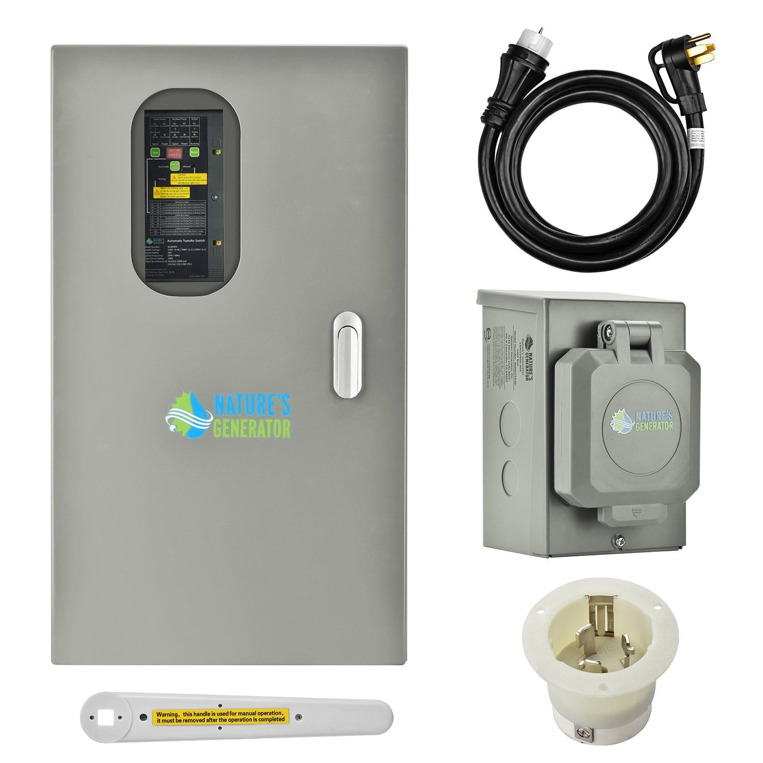 50A Automatic Generator Transfer Switch - Energize Trek