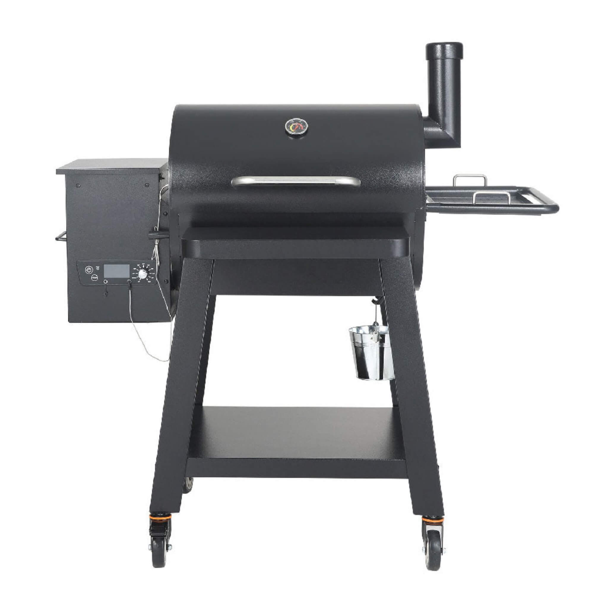 53" Heavy Duty Portable Wood Pellet BBQ Grill With Cart (SAK93641) - Energize Trek