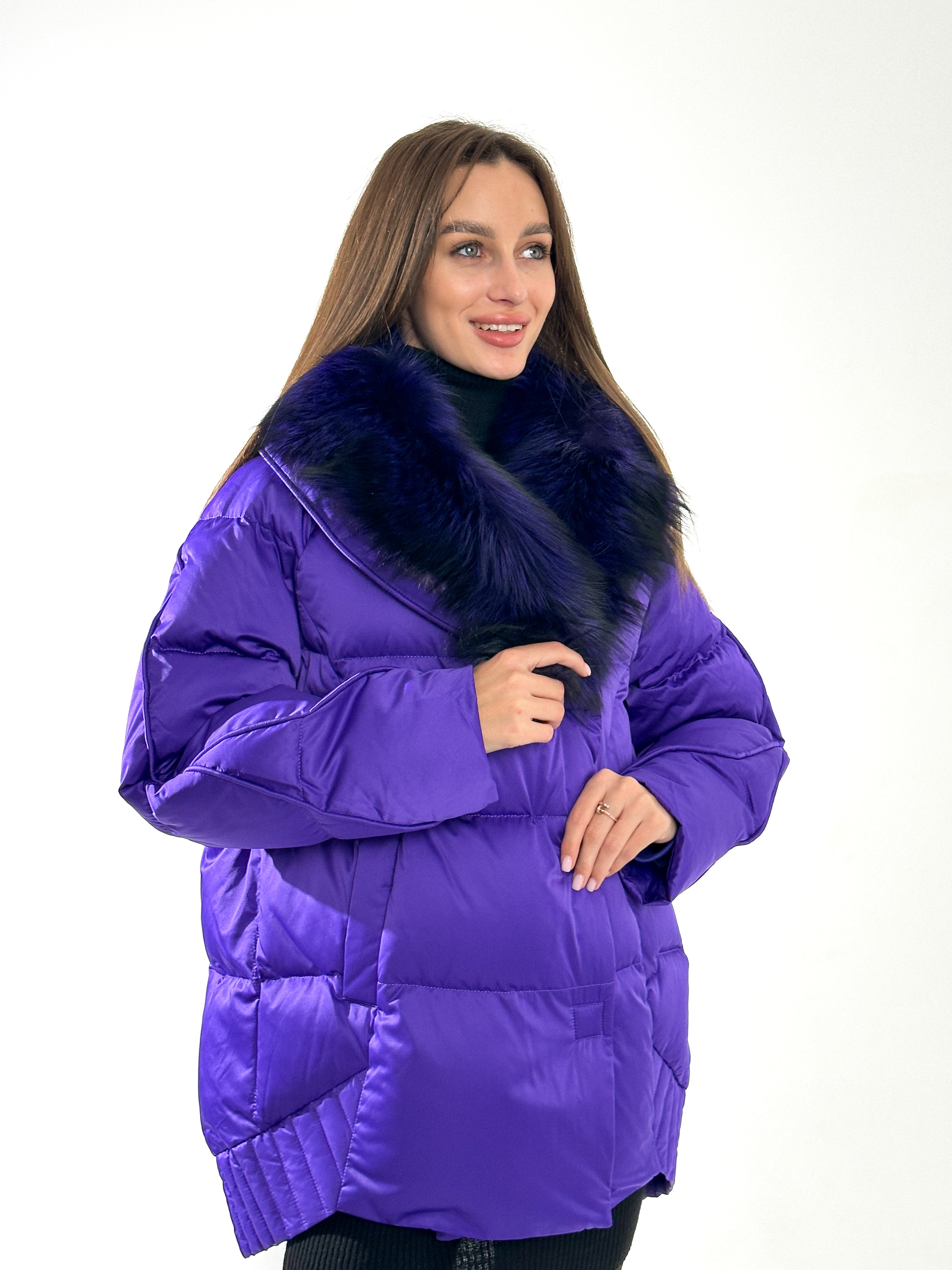 Genuine Silver Fox Premium Down Fill Coat - Energize Trek