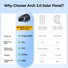 BougeRV Arch 2.0 100W N-Type Fiberglass Flexible Solar Panel