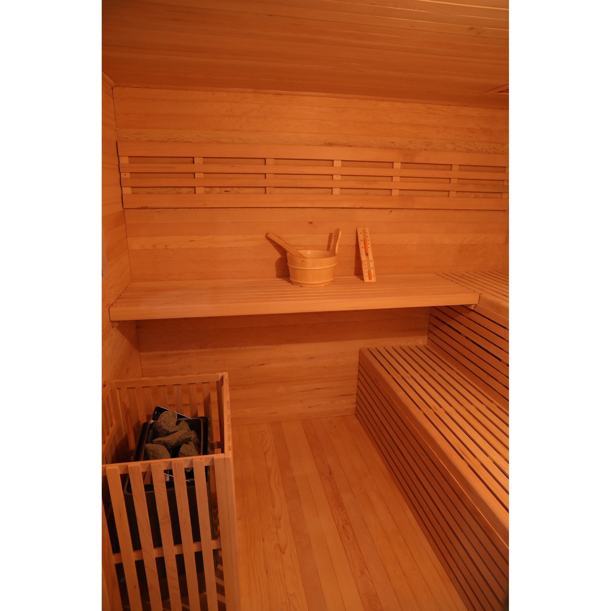 SAUNA EVOLUTION®  Outdoor Wood Steam Sauna（5-6 Person）Cabin 04 - Energize Trek