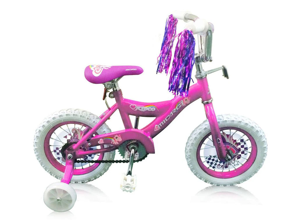 12" BMX S-Type Frame Coast Brake One Piece Crank Chrome Rims WHITE Tire - Energize Trek